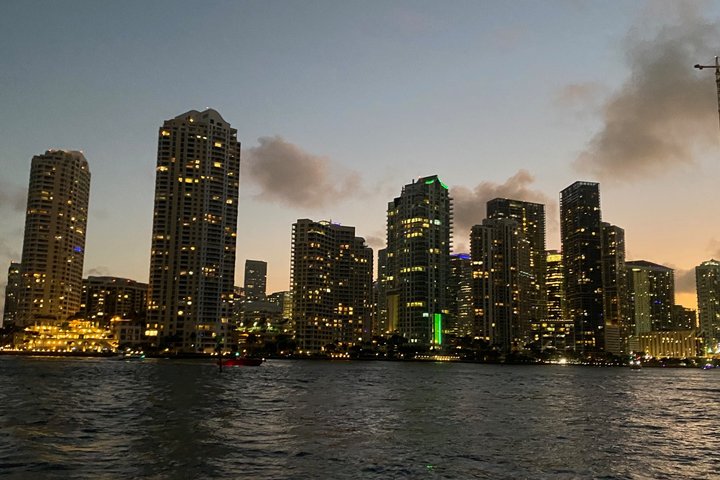 Aerial view of Biscayne Bay